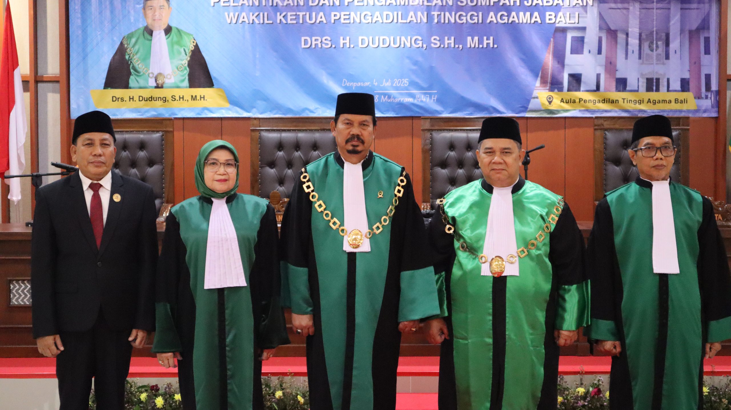Pelantikan dan Pengambilan Sumpah Jabatan Wakil Ketua Pengadilan Tinggi Agama Bali