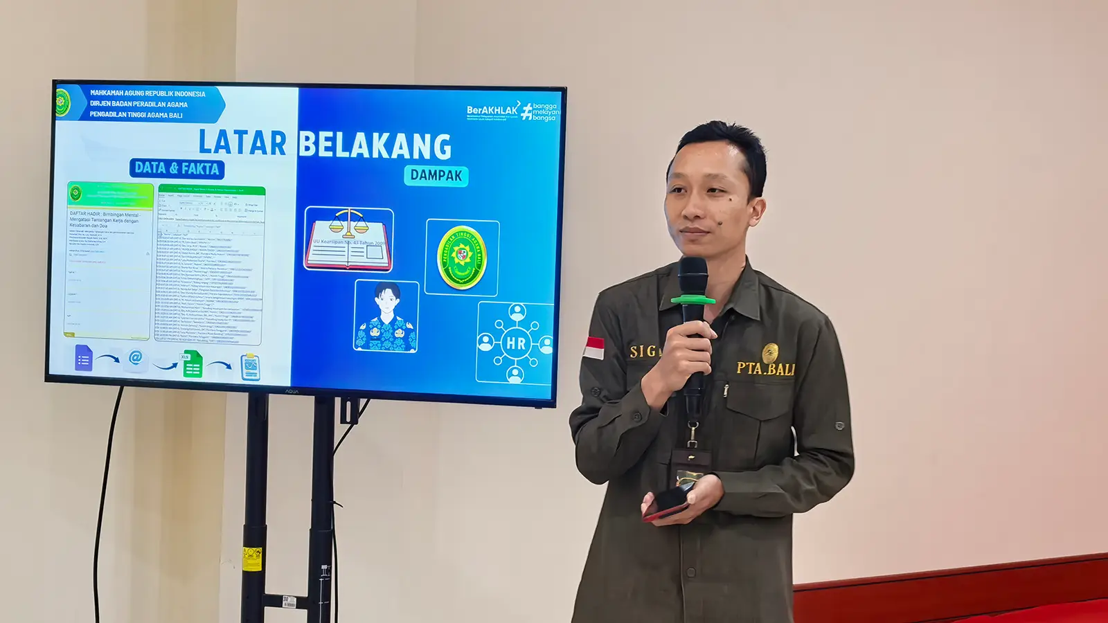 CPNS PTA Bali Gelar Sosialisasi Aplikasi SIMARIN di Aula PTA Bali
