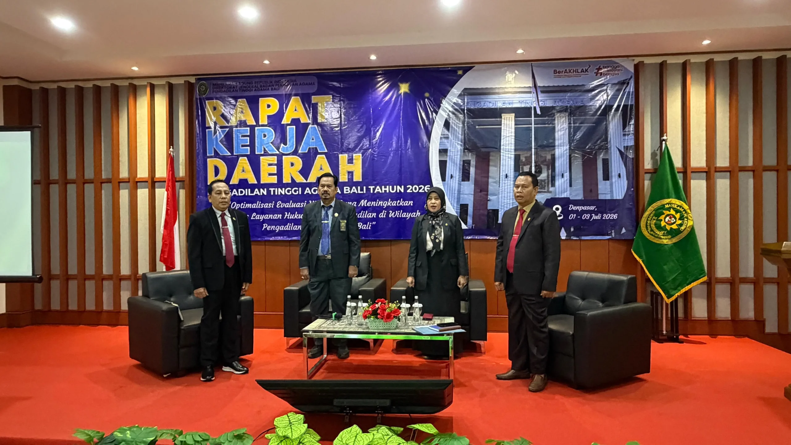 Pembukaan Rapat Kerja Daerah Pengadilan Agama se-Wilayah Pengadilan Tinggi Agama Bali Tahun 2026